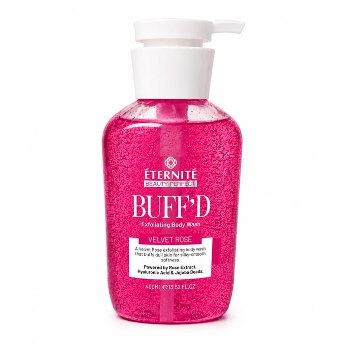  Eternite Buff'd Exfoliating Body Wash 400ml - Velvet Rose 