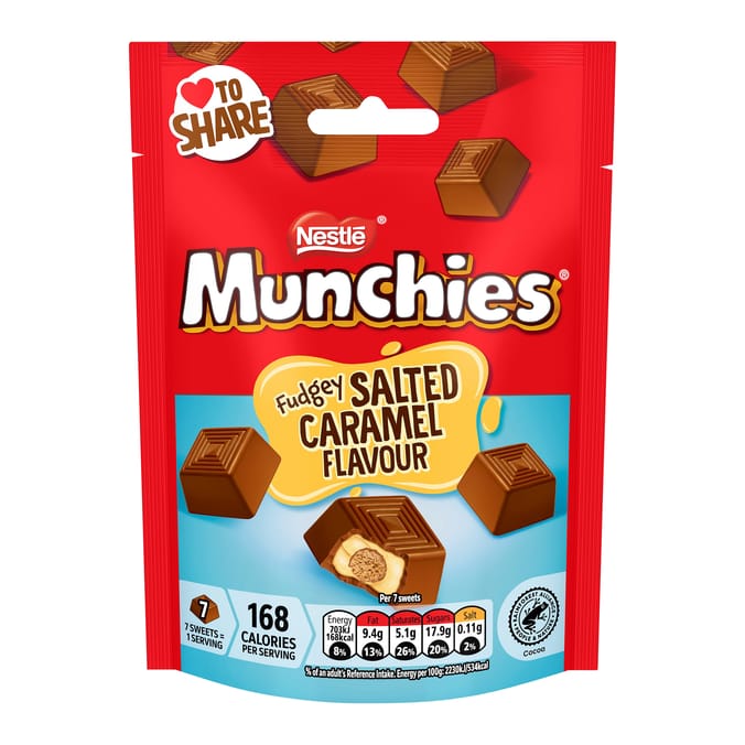 Munchies Fudgey Salted Caramel Flavour 97g