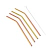 Eco Friendly Reusable Drinking Straws 4 Pack - Iridescent