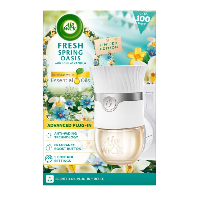 Air Wick Fresh Spring Oasis Plug-In Kit 19ml