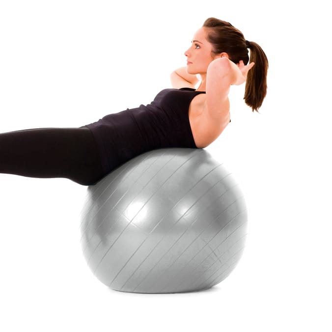  X-Tone 65cm Yoga Exercise Ball with Pump