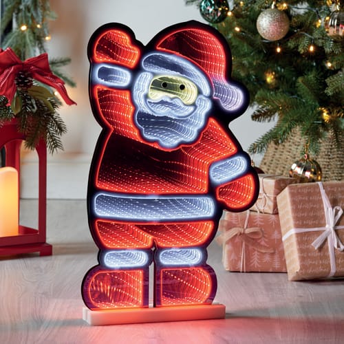 Prestige Mains Operated LED Infinity Light Stand 50cm | Home Bargains