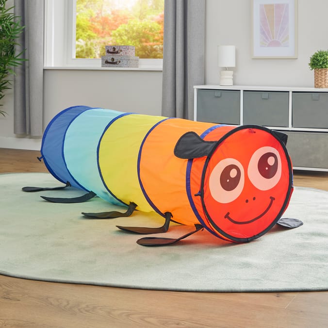 Liberty House Toys Kids Caterpillar Craw Tunnel With 100 Colourful Balls