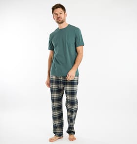 Originals Mens Green T-shirt & Pants Pyjamas