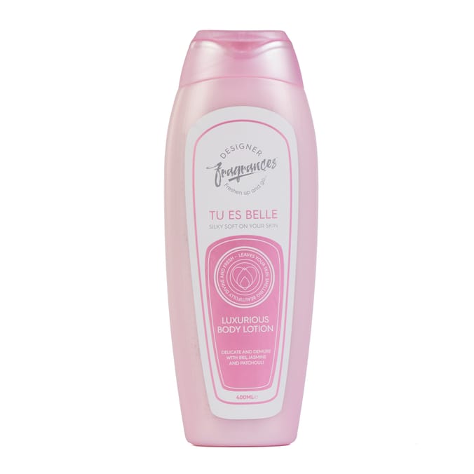  Designer Fragrances Body Lotion 400ml -  Tu Es Belle