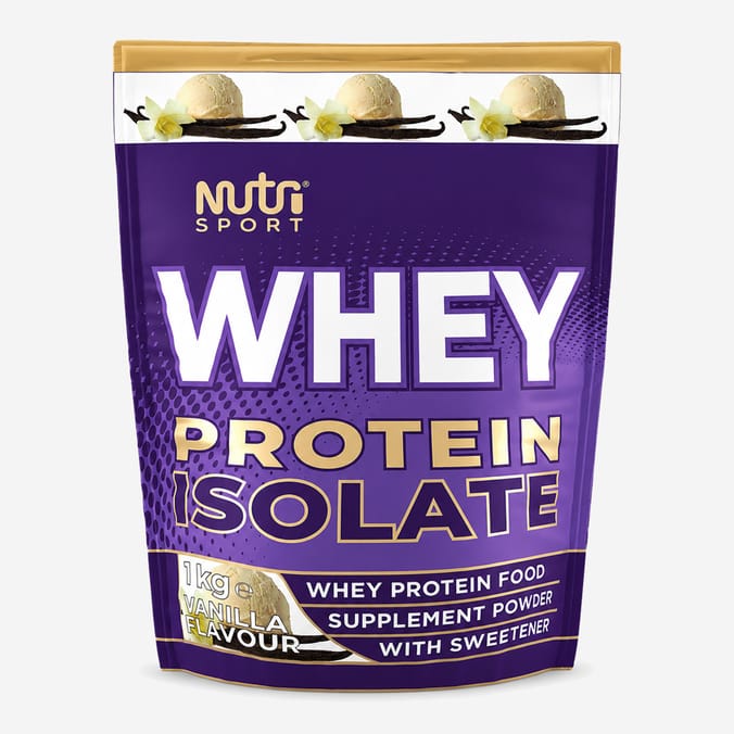 Nutri Sport Whey Protein Isolate 1kg - Vanilla