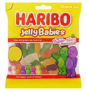Haribo Jelly Babies Sweets Sharing Bag 140g