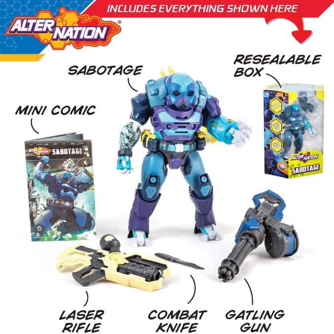 Alter Nation Action Figure - Sabotage