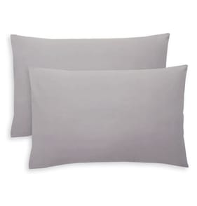 Home Collections Pillowcase 2 Pack - Silver