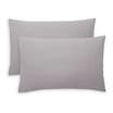 Home Collections Pillowcase 2 Pack - Silver