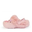  Originals Pink Kids Fur Clogs
