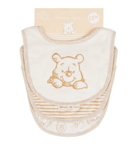 Disney Winnie The Pooh Shoulder Bibs 3 Pack