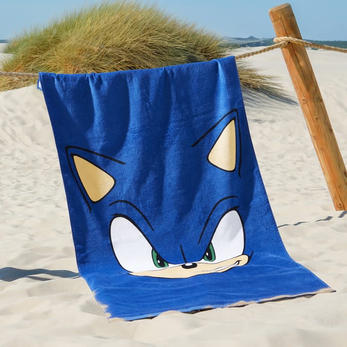 Sonic The Hedgehog Beach Towel