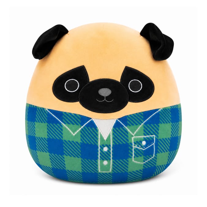 Squishmallows Plush 12" - Prince the Brown Pug 
