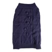 My Pets Cable Knit Jumper Navy