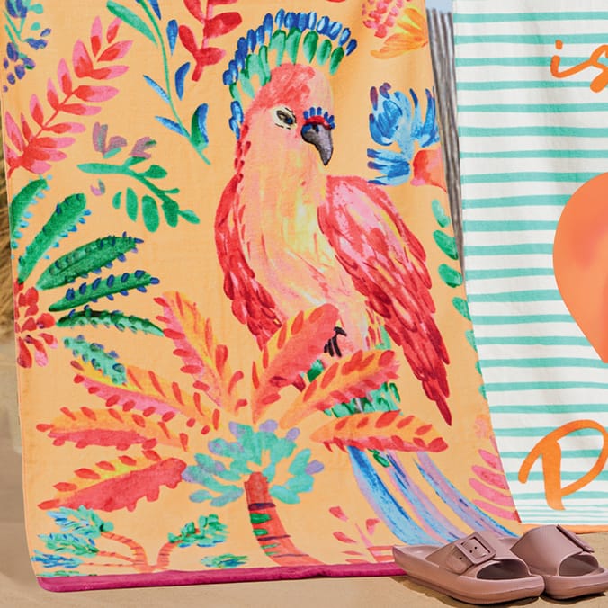 Hello Summer Beach Towel