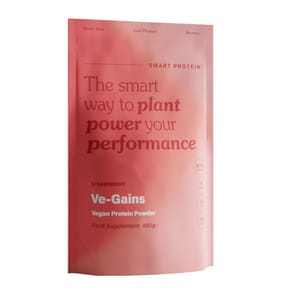 Smart Protein Ve-Gains Food Supplement 480g - Strawberry