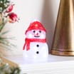 Prestige Battery Operated Light Up Character 16cm - Snowman