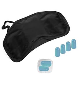 TravelShop Eye Mask & Ear Plugs - Blue