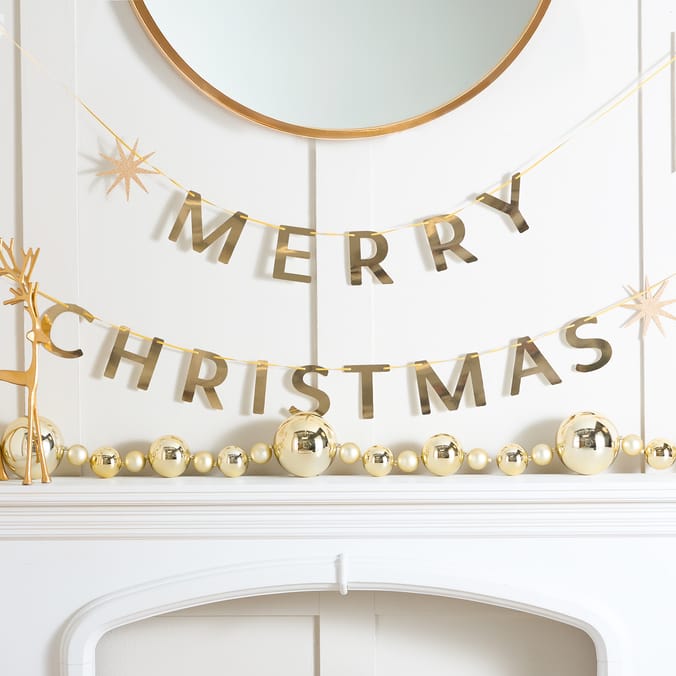 Festive Feeling Merry Christmas Bunting