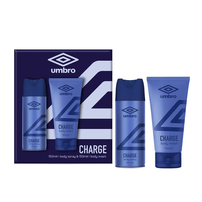 Umbro Body Spray & Body Wash Gift Set - Charge