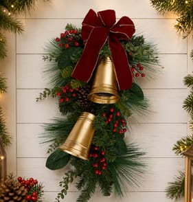 Festive Feeling Bell Swing Christmas Garland