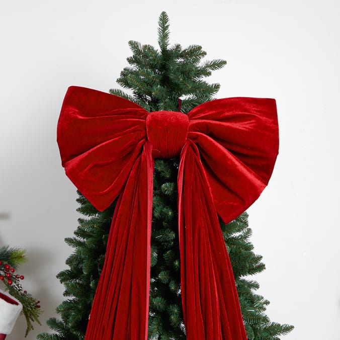 Festive Feeling Giant Velvet Bow