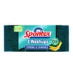 Spontex 3 Washups Sponge Scourers x10