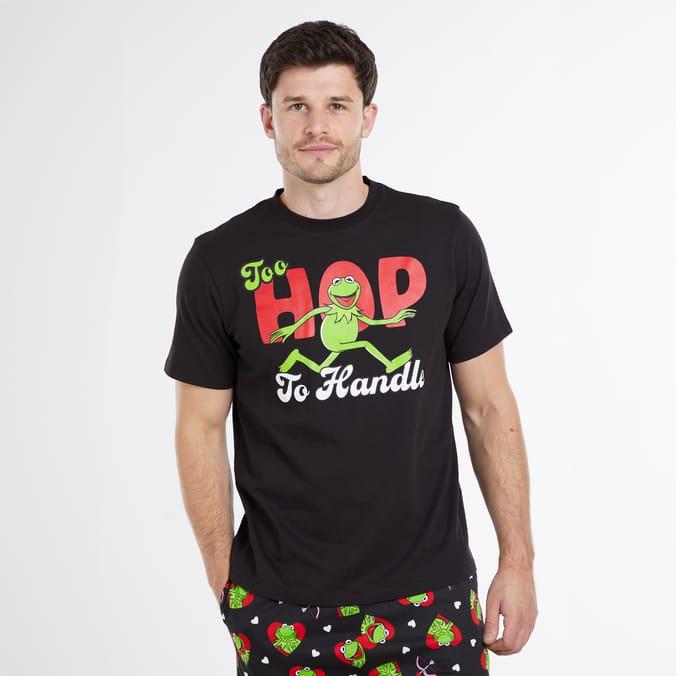 The Muppets Mens Kermit Pyjamas