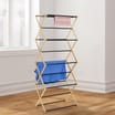 Home Solutions Bamboo 4-Tier Airer