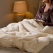 The Winter Warmer Collection Heated Throw Luxury Faux Fur