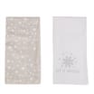Festive Feeling Tea Towels 2 Pack - Snowflake
