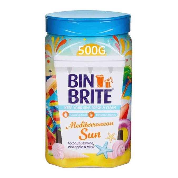 Bin Brite Freshner Powder 500g - Mediterranean Sun