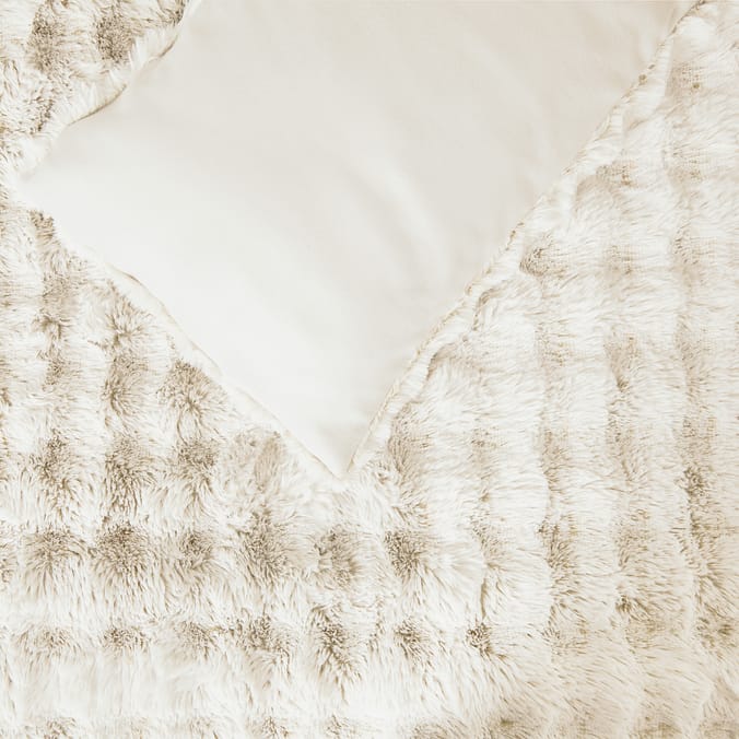 The Winter Warmer Collection Brushed Faux Fur Duvet Set