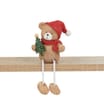 The Lifestyle Edit Timeless Christmas Bear Shelf Sitter Assorted
