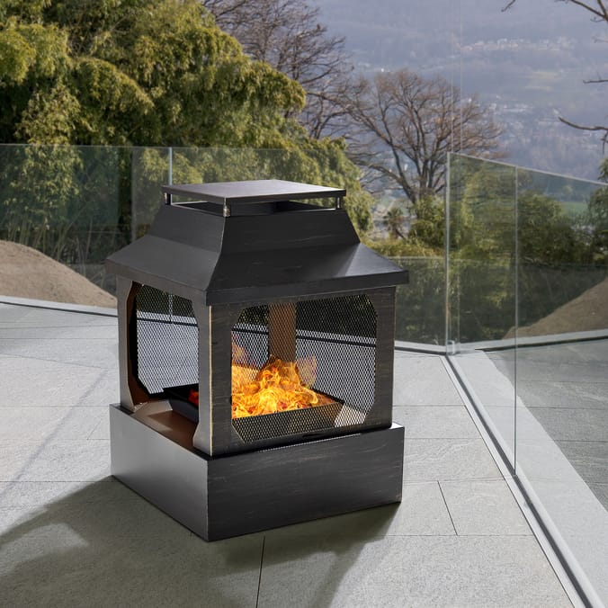 Jardin Pagoda Outdoor Fireplace Firepit