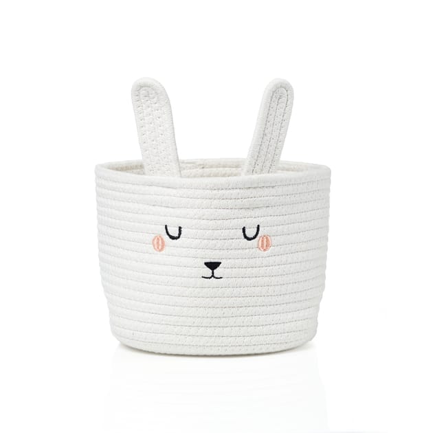 The Kids Edit Animal Storage Basket Bunny Home Bargains