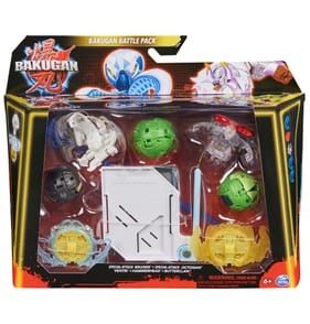 Bakugan Battle 5-Pack Action Figure Set - Special Attack Bruiser, Special Attack Octogan, Ventri, Hammerhead, Butterclaw