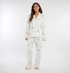 Tatty Teddy Velour Stripe Pyjamas
