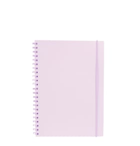 Back To School A5 Spiral Notebook - Purple
