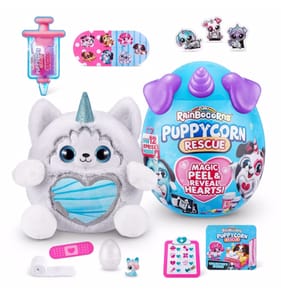 Rainbocorns Puppycorn Rescue Surprise Collectible Dog Plush Animal