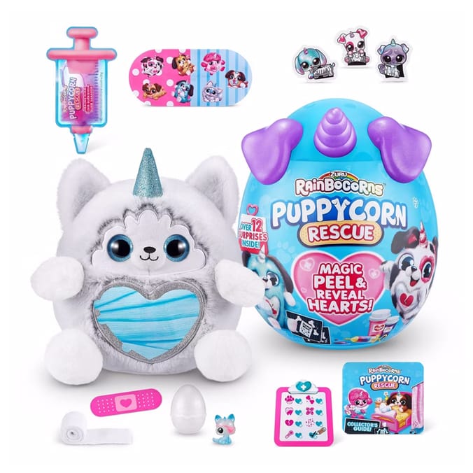 Rainbocorns Puppycorn Rescue Surprise Collectible Dog Plush Animal