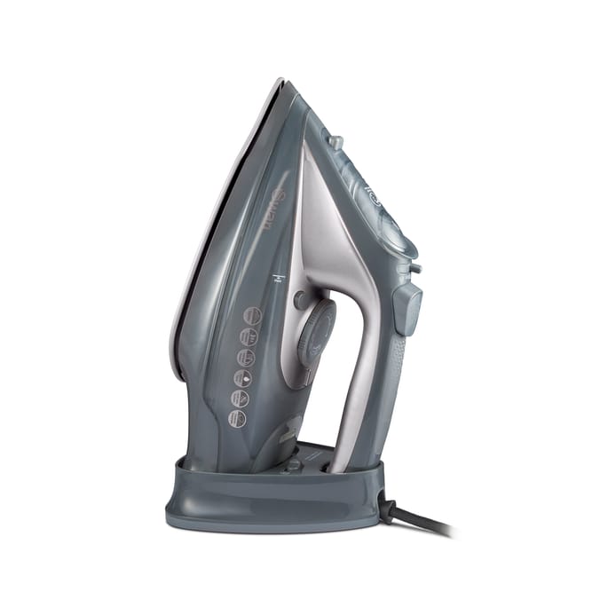 Swan Carlton Cord Cordless Iron Grey Home Bargains