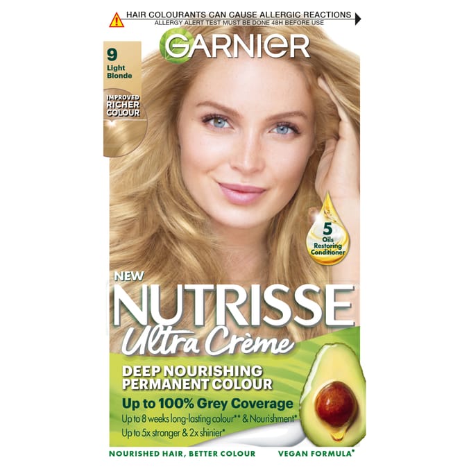 Garnier Nutrisse Ultra Crème Hair Dye - 9 Light Blonde