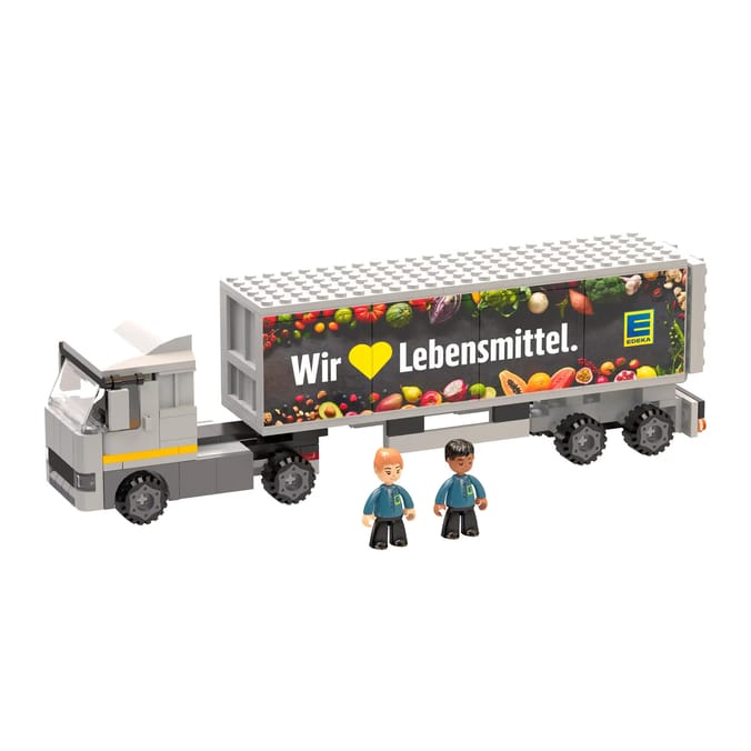 Blockz Truck Set 218 Pieces - Edeka