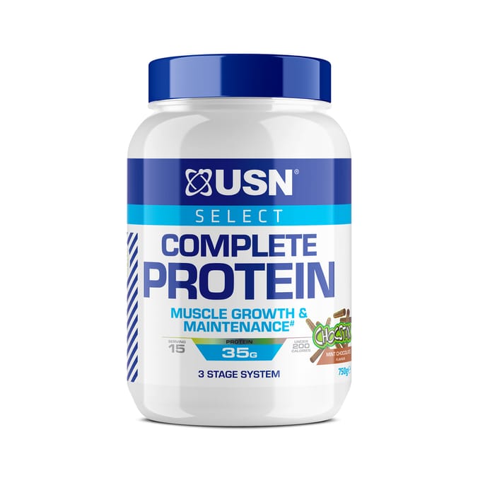 USN Select Complete Protein 750g - ChocStix Mint Chocolate