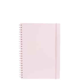 Back To School A5 Spiral Notebook - Pink