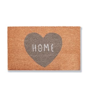 Home Collections Printed Word Coir Mat - Home