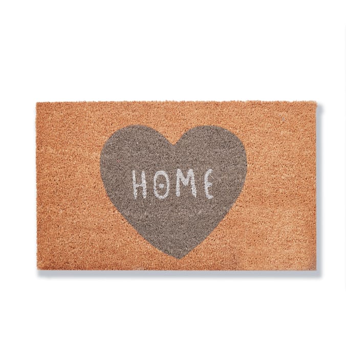 Home Collections Printed Word Coir Mat - Home