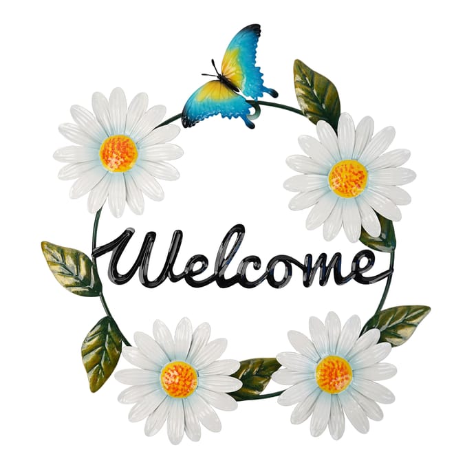  Jardin Metal Wall Art - Welcome Daisy